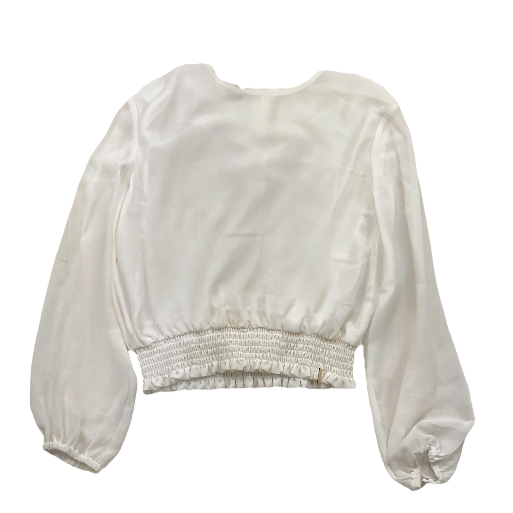 LIU JO camicia tinta unita velata Bianco per Bambina GF1056 BIANCO LIU JO 