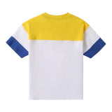 Sarabanda T-Shirt Tinta Unita con Stampa per Neonato 0B115 BIANCO SARABANDA 