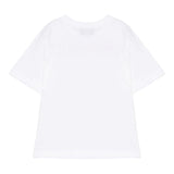 Moschino T-Shirt Girocollo Tinta Unita con Stampa per Bambino HPM050 BIANCO MOSCHINO 