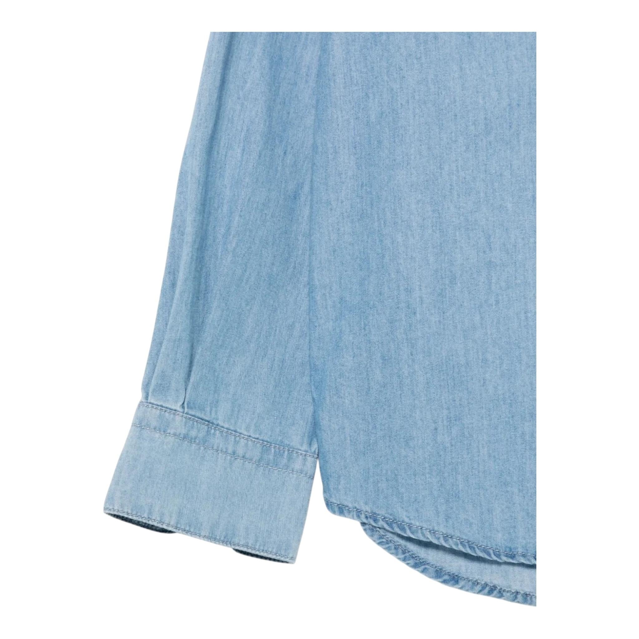 Aspesi Camicia Tinta Unita In Denim per Bambino S25046CLJ0043 AZZURRO ASPESI 