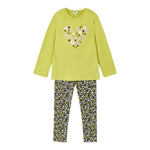 MAYORAL completo 2 pezzi shirt-leggins fantasia floreale Verde per Bambina 4713X VERDE MAYORAL 
