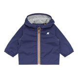 K-Way Giubbino Tinta Unita con Zip E Cappuccio per Bambino K41335WX BLU K-WAY 