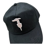 Trussardi Cappello Modello Berretto Tinta Unita con Stampa per Bambina TGP26028BT NERO TRUSSARDI 