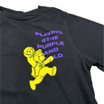 Imomi Tshirt Girocollo tinta unita con Stampa Nero per Neonato SS22IK47 NERO IMOMI 