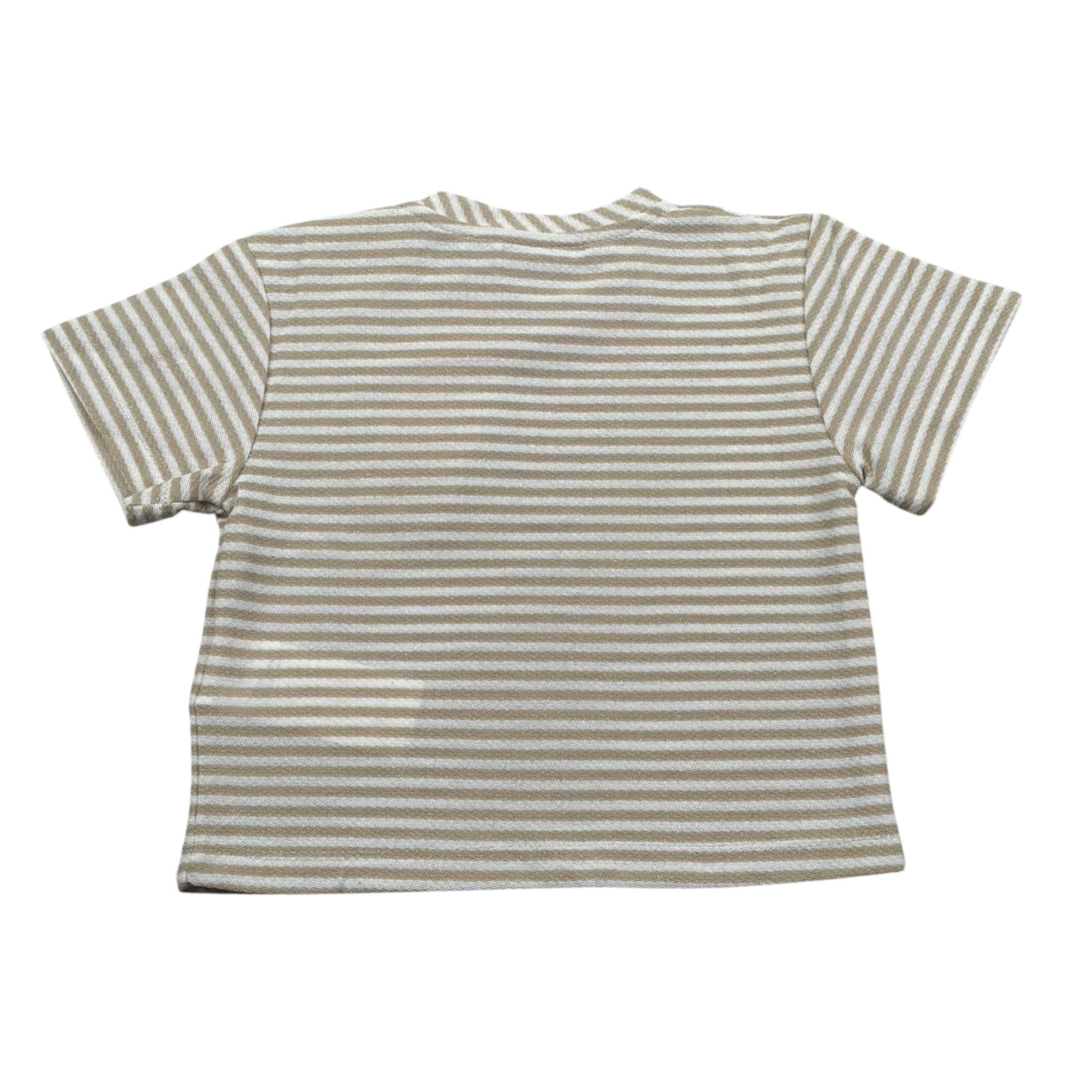 M+E' T-Shirt Fantasia A Irghe Sabbia per Neonato UEM0510N SABBIA M+E' 