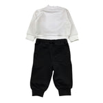 Cesare Paciotti Completo 2 Pezzi Bicolore Felpa-Pantalone per Neonato COMP5102B BIANCO/NERO CESARE PACIOTTI 