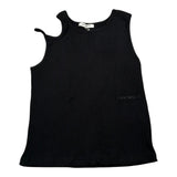 Hinnominate Canotta Tinta Unita con Logo per Bambina 3646M00078 NERO HINNOMINATE 