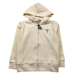 CESARE PACIOTTI felpa cn zip e cappuccio tinta unita Panna per Bambino COMP5314JJ PANNA CESARE PACIOTTI 