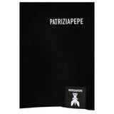 Patrizia Pepe T-Shirt Girocollo Tinta Unita Modello Crop per Bambina 7M0908 NERO PATRIZIA PEPE 