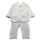 Petit Completo 3 Pezzi Giacca-Pantalone-Camicia per Neonato S3415479LN PANNA PETIT 