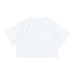 Maison Margiela T-Shirt Girocollo Tinta Unita con Stampa per Bambina M60806M BIANCO MAISON MARGIELA 