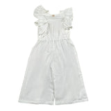 Twinset Tuta Tinta Giromanica Tinta Unita per Bambina 251GJ2405X BIANCO TWINSET 
