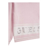 GUESS maglia girocollo tinta unita con logo paillettato Rosa per Neonata K4YR00Z3GW0X ROSA GUESS 