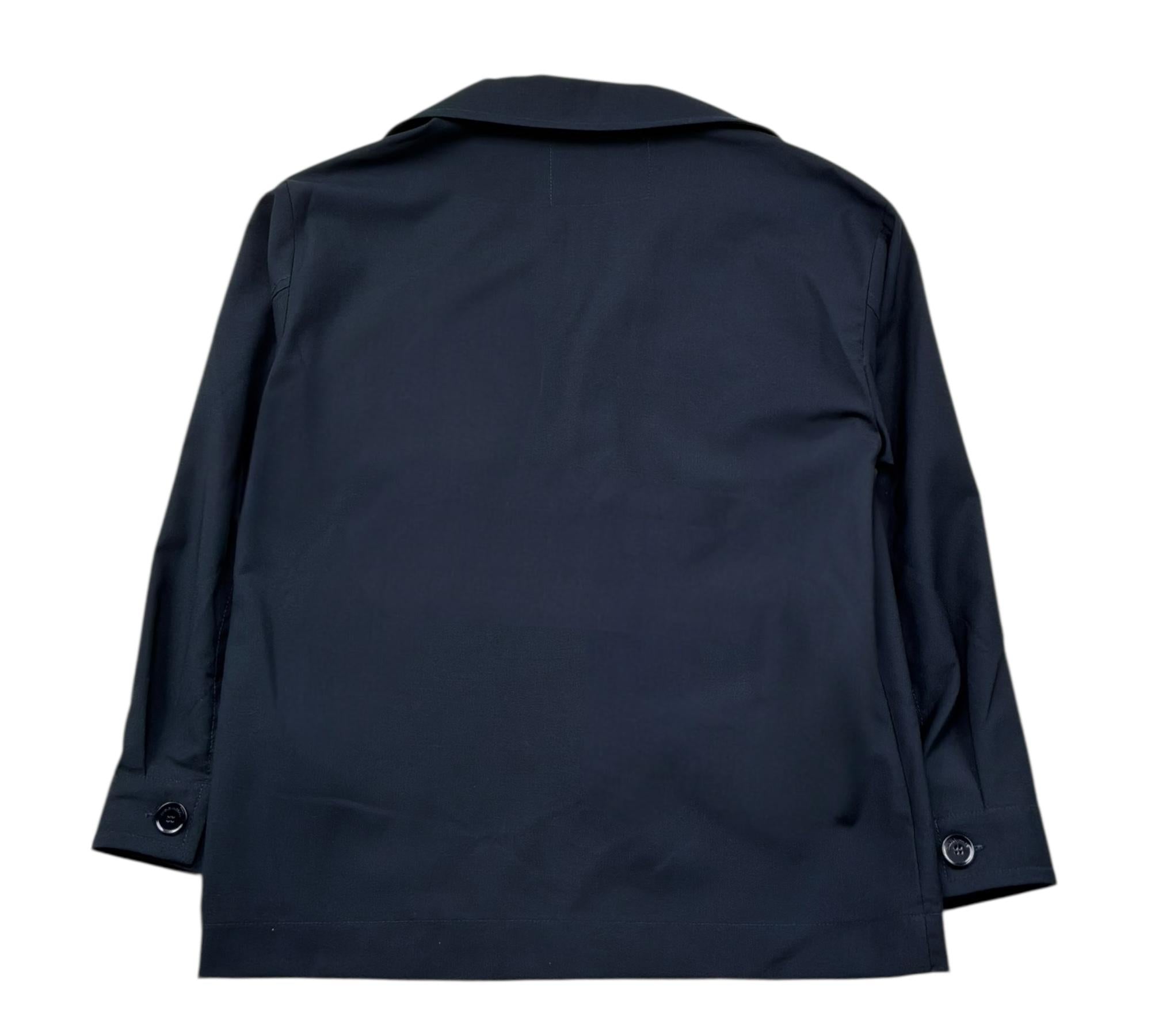 Paolo Pecora Camicia Manica Lunga Tinta Unita con Tasconi per Bambino PP4193 BLU PAOLO PECORA 