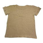 Never Too T-Shirt Girocollo Tinta Unita con Bottoni per Bambino NT1573R BEIGE NEVER TOO 