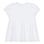 Moschino Abito Mezza Manica Tinta Unita con Stampa per Neonata MDV0CNN BIANCO MOSCHINO 