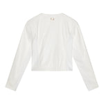 Twinset Giubbino In Ecopelle Tinta Unita per Neonata 251GJ2560N PANNA TWINSET 