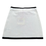 Vicolo Gonna Tinta Unita con Profili In Contrasto per Bambina 3146GW00302 PANNA VICOLO 