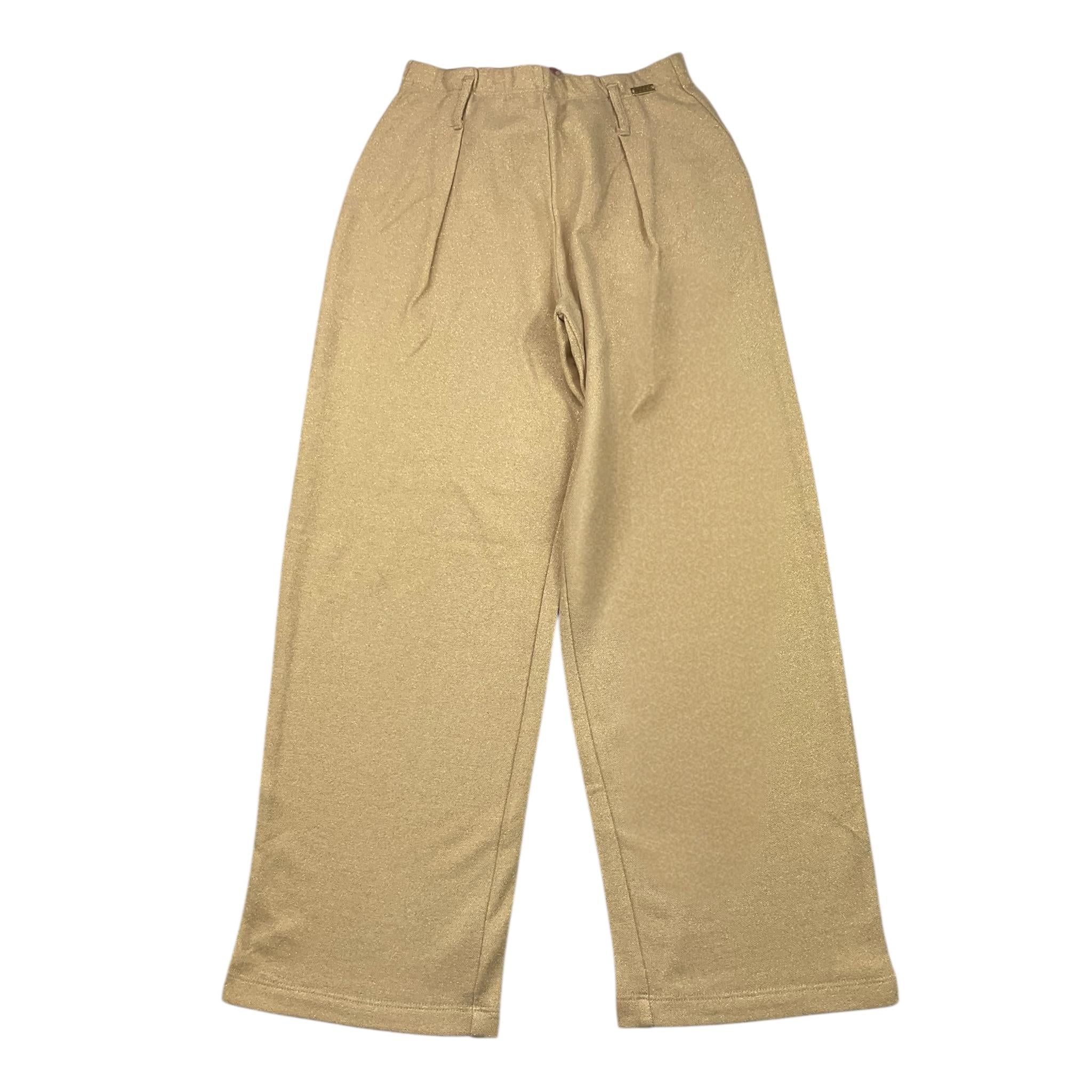 LIU JO pantalone tinta unita con elastico in vita Oro per Bambina GF3181 ORO LIU JO 
