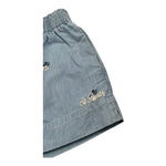 Saint Barth Short In Denim Tinta Unita con Elastico In Vita per Bambina CHAMBRAY AZZURRO SAINT BARTH 