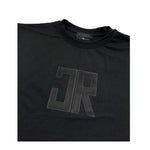 John Richmond T-Shirt Girocollo Tinta Unita con Logo per Bambino RBP26108TS NERO JOHN RICHMOND 