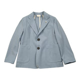 Manuel Ritz Giacca Tinta Unita con Logo per Bambino MR2890 AZZURRO MANUEL RITZ 