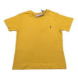 Cesare Paciotti T-Shirt Girocollo tinta unita con Stampa Giallo per Bambino TSP5155BXXX GIALLO CESARE PACIOTTI 