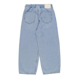 Maison Margiela Jeans Tinta Unita Modello Palazzo Azzurro Per Bambina
