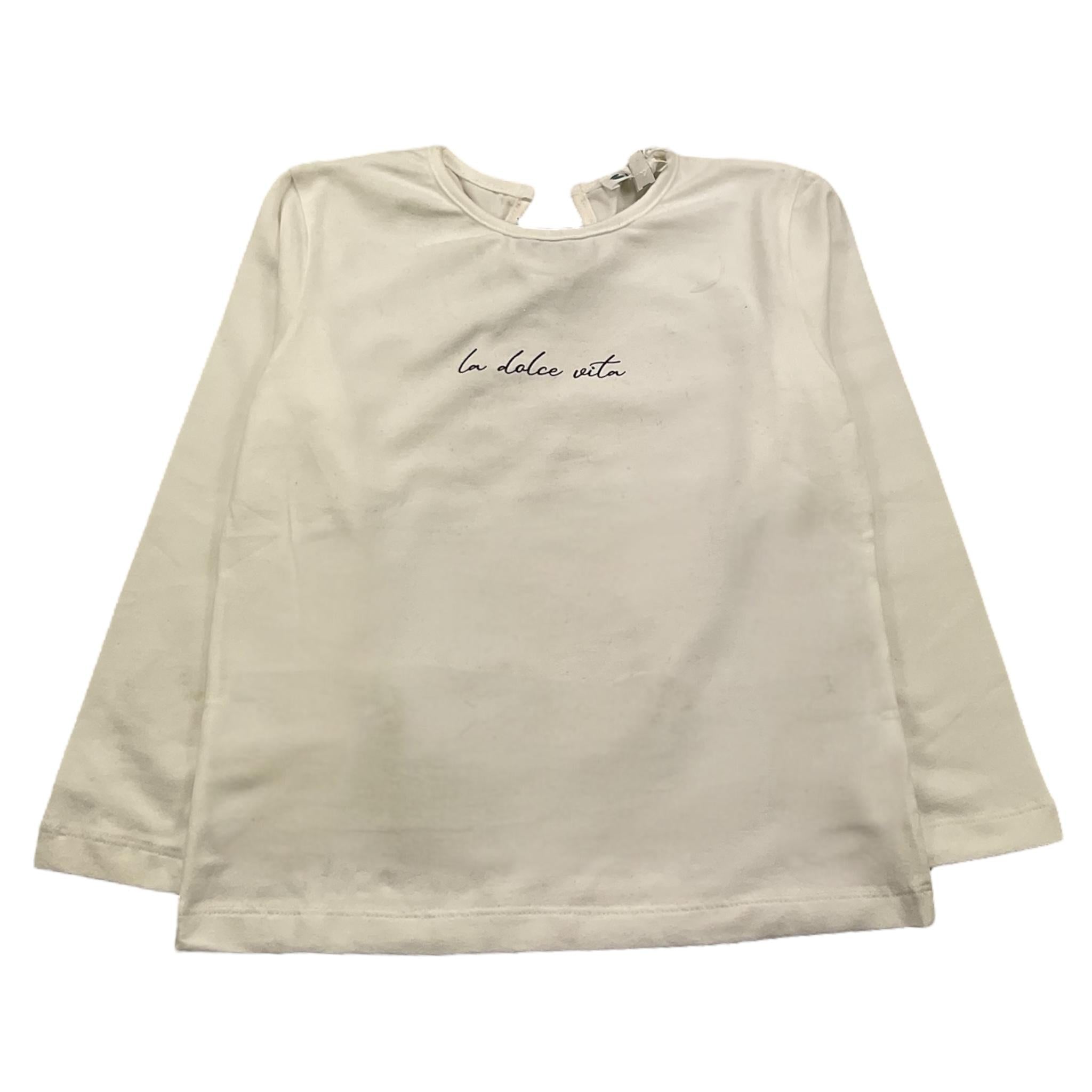 LALALU' shirt girocollo tinta unita con tulle Bianco per Neonata TSL170NBNN BIANCO LALALU' 