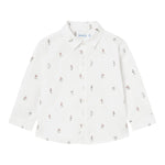 MAYORAL camicia manica lunga tinta unita con stampe orso Bianco per Neonato 2188N BIANCO MAYORAL 