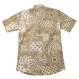 Numbers Camicia Mezza Manica Stampa Fantasia Panna Per Bambino