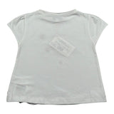 Malvi & Co T-Shirt Girocollo Tinta Unita con Applicazioni per Neonata S25M030CAJJ BIANCO MALVI & CO 