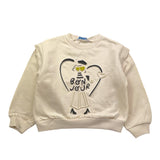 MAYORAL completo 2pz felpa-pantalone bicolore Beige/nero per Bambina 4887 BEIGE/NERO MAYORAL 