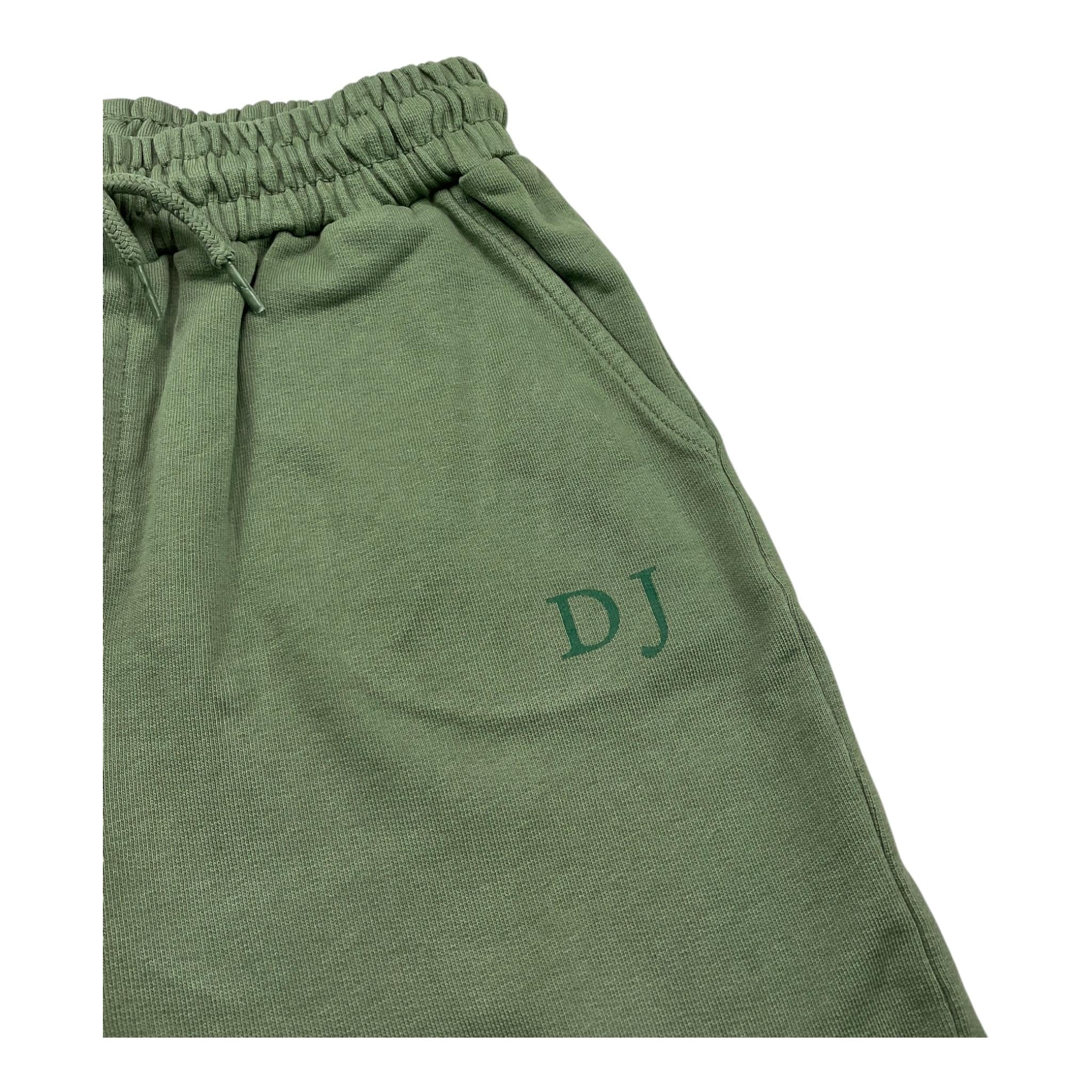 Dan John Bermuda Tinta Unita con Logo per Bambino BFD5101J VERDE DAN JOHN 