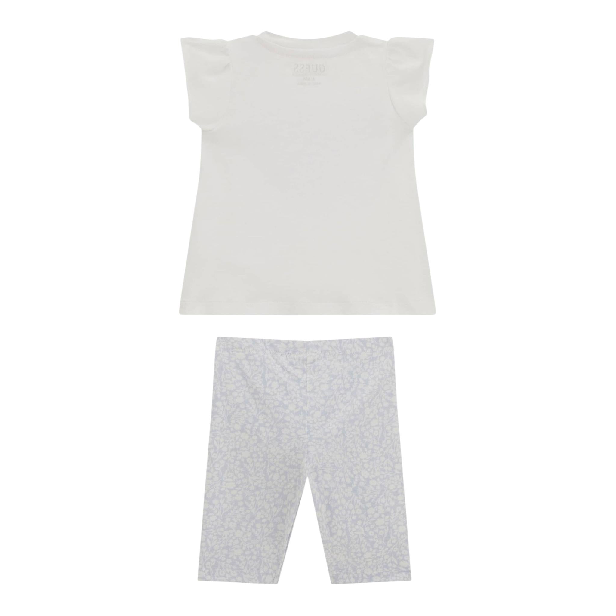 Guess Completo 2 Pezzi T-Shirt-Leggins per Neonata A5GG05K6YW4 BIANCO GUESS 