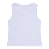 Patrizia Pepe Canotta Tinta Unita con Brillantini per Bambina 7M0813X BIANCO PATRIZIA PEPE 