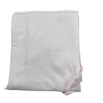 La Stupenderia Coperta Tinta Unita con Applicazioni per Neonata TBC050 ROSA LA STUPENDERIA 