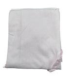 La Stupenderia Coperta Tinta Unita con Applicazioni per Neonata TBC050 ROSA LA STUPENDERIA 
