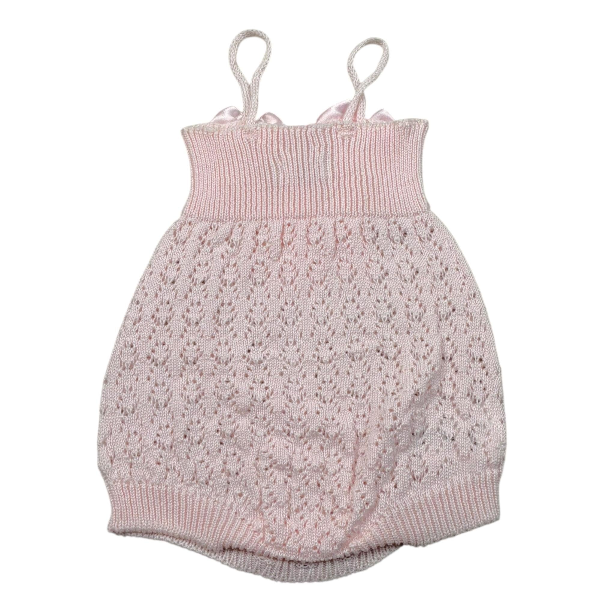 Cnd Pagliaccetto Tinta Unita Traforato per Neonata 55924469 ROSA CND 