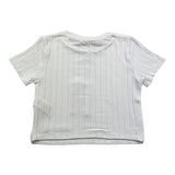 Hinnominate Mädchen T-Shirt mit Rundhalsausschnitt und weißem Logo, einfarbig