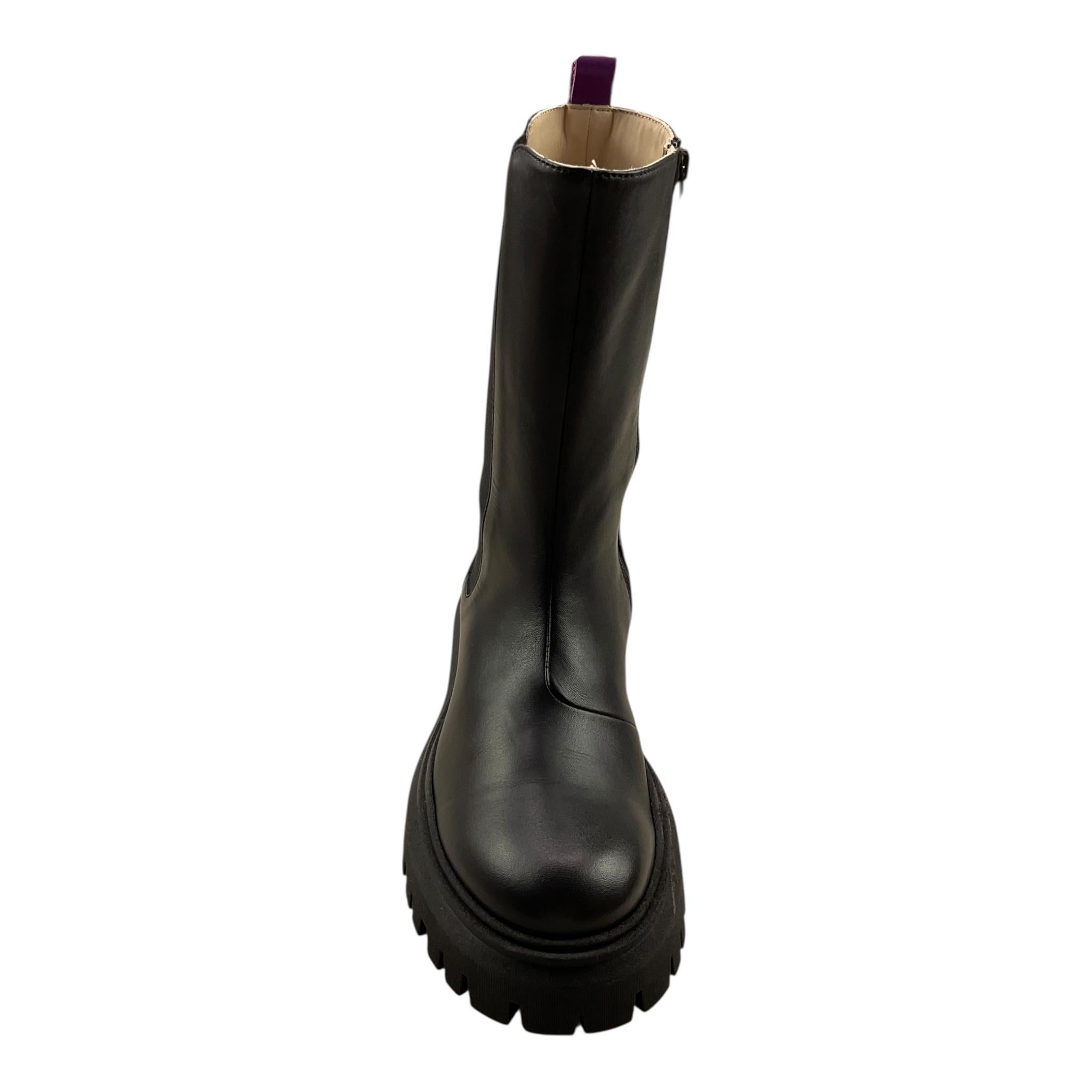 FLORENS LE PICCOLE stivale tinta unita con suola in gomma Nero per Bambina F6660 NERO FLORENS LE PICCOLE 