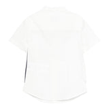 Fay Camicia Tinta Unita con Panciotto Incorporato Fantasia A Righe per Bambino FW5P41J BIANCO FAY 