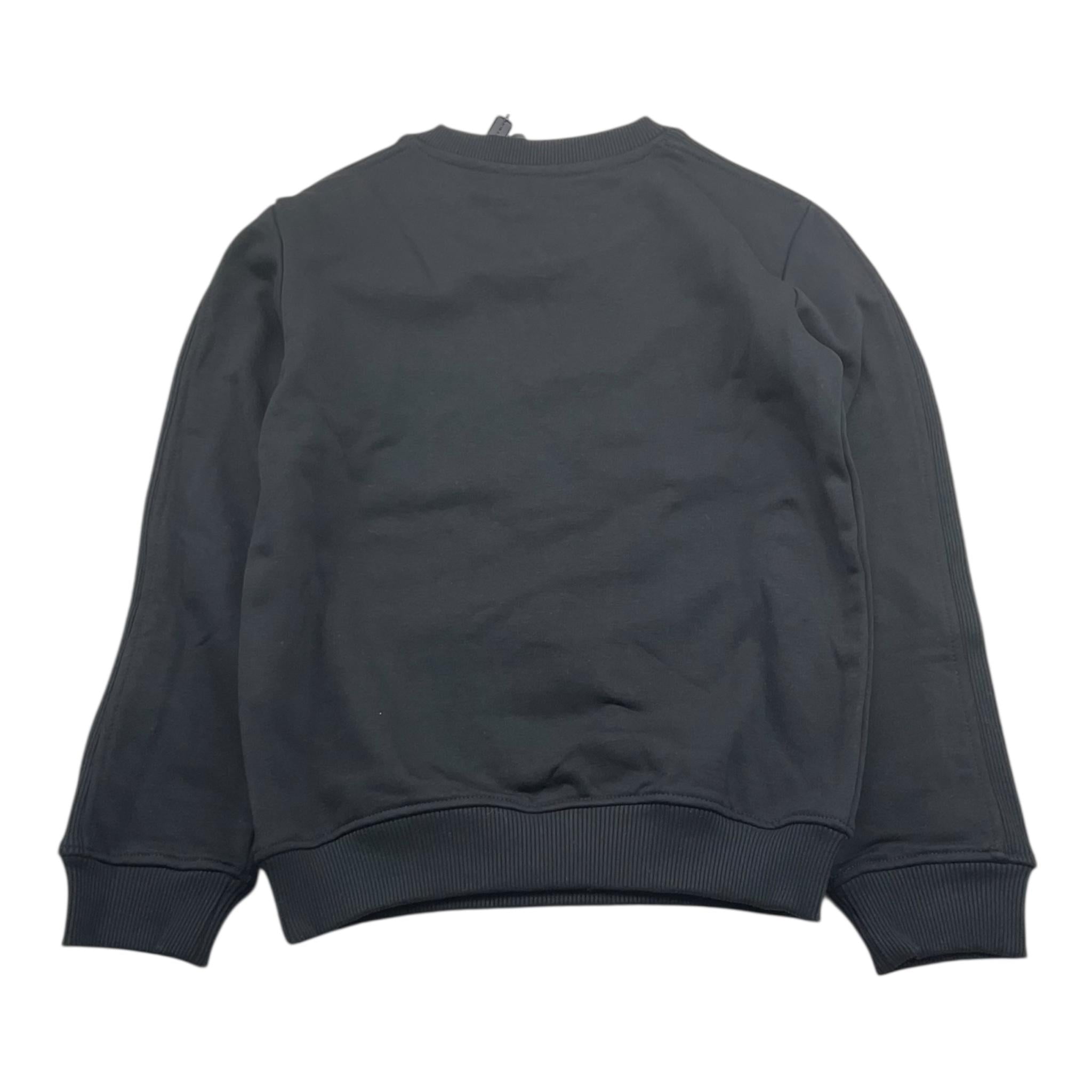 ANTONY MORATO felpa tinta unita girocollo con logo Nero per Bambino MKFL00491X NERO ANTONY MORATO 