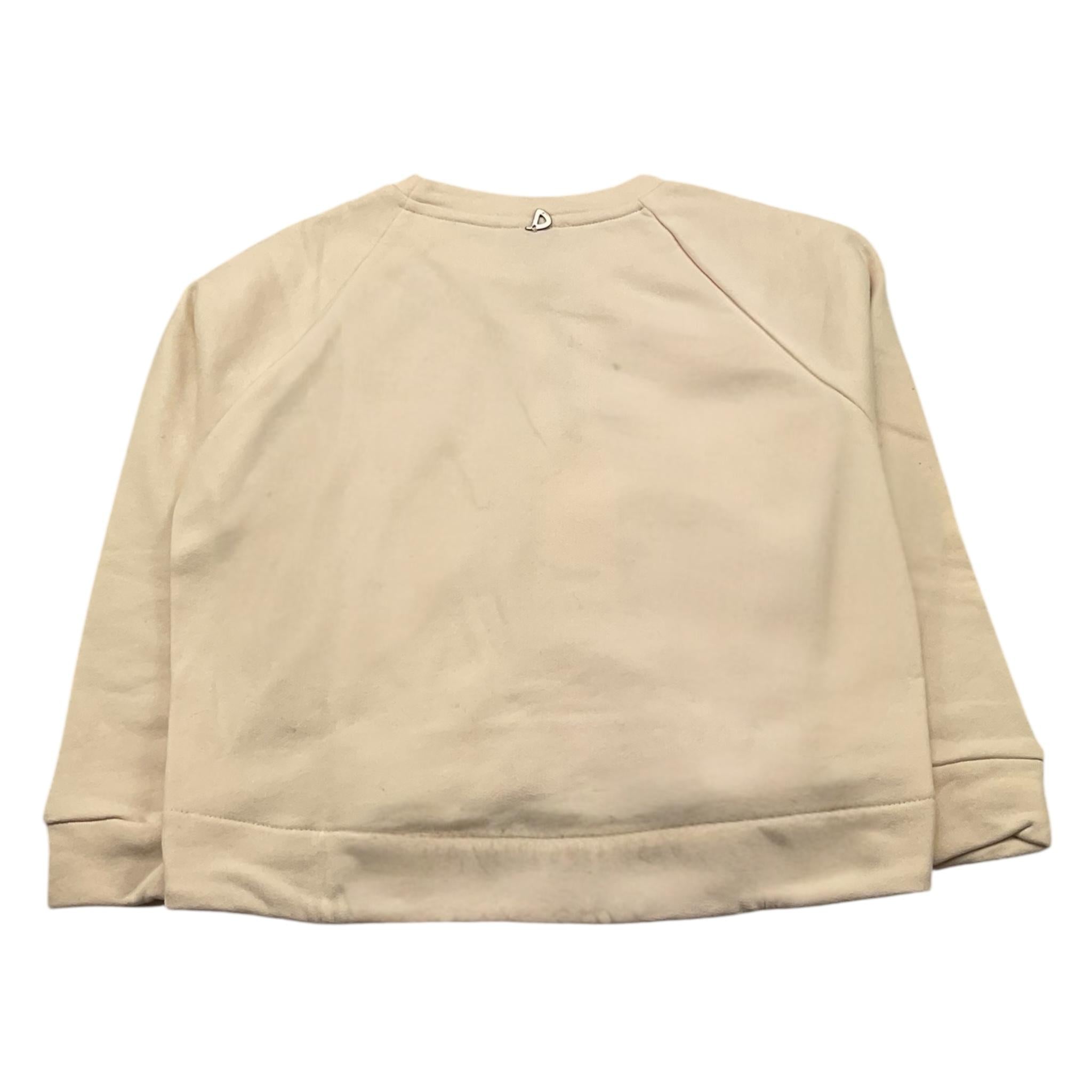 DIXIE felpa chiusa girocollo tinta unita Panna per Bambina FLD PANNA DIXIE 