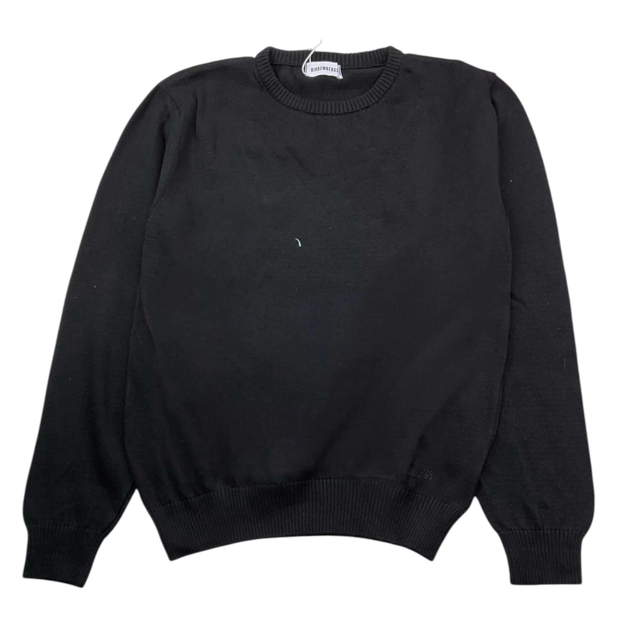 BiKKEMBERGS maglia girocollo tinta unita  Nero per Bambino BK2828 NERO BiKKEMBERGS 