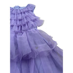 Liu Jo Abito Giromanica tinta unita con Tulle Lilla per Bambina KA3015 LILLA LIU JO 