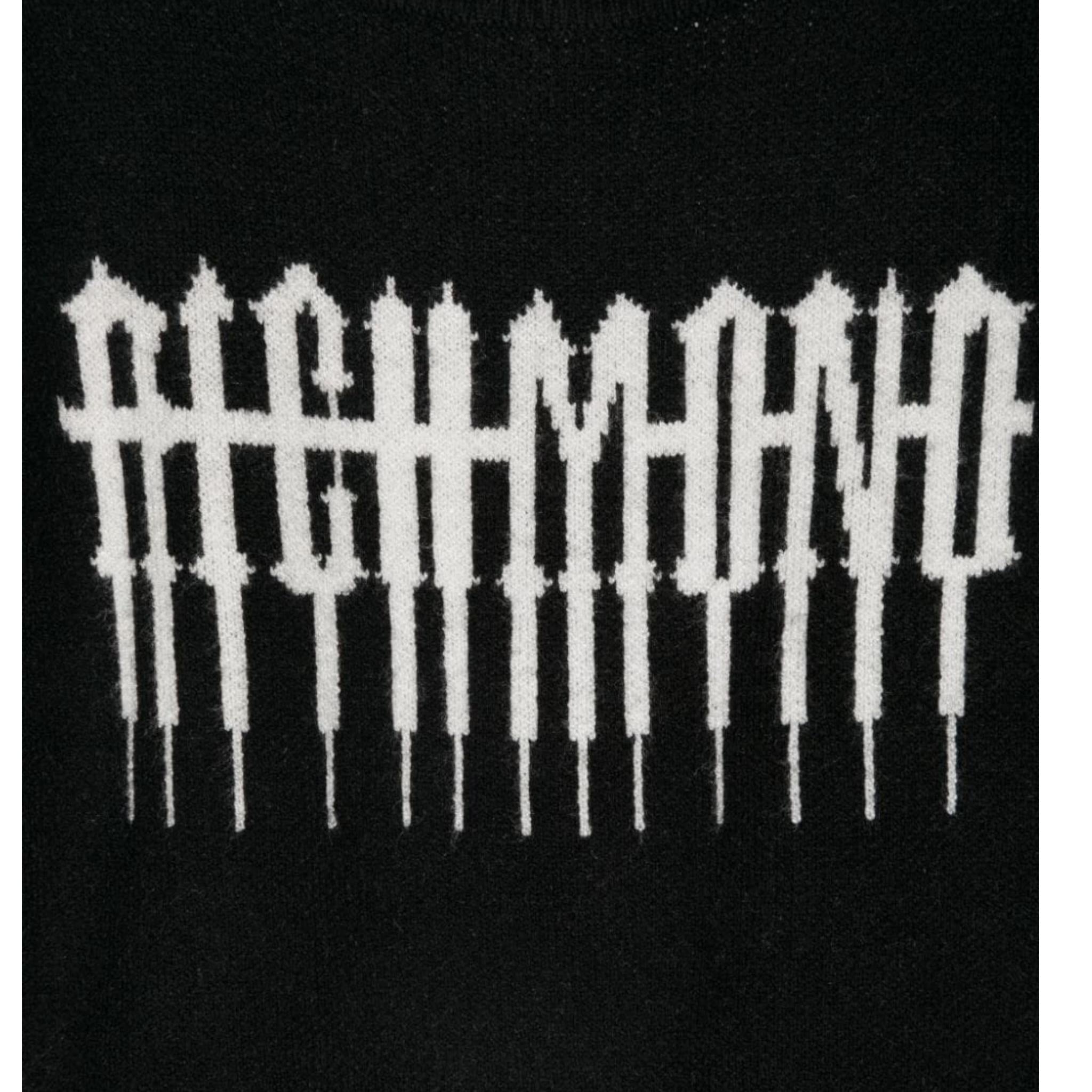 JOHN RICHMOND maglia tinta unita girocollo con stampa Nero per Neonato RIA24071MAX NERO JOHN RICHMOND 