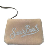 Saint Barth Pochette Tinta Unita con Stampa per Bambina ALI0014 BEIGE SAINT BARTH 