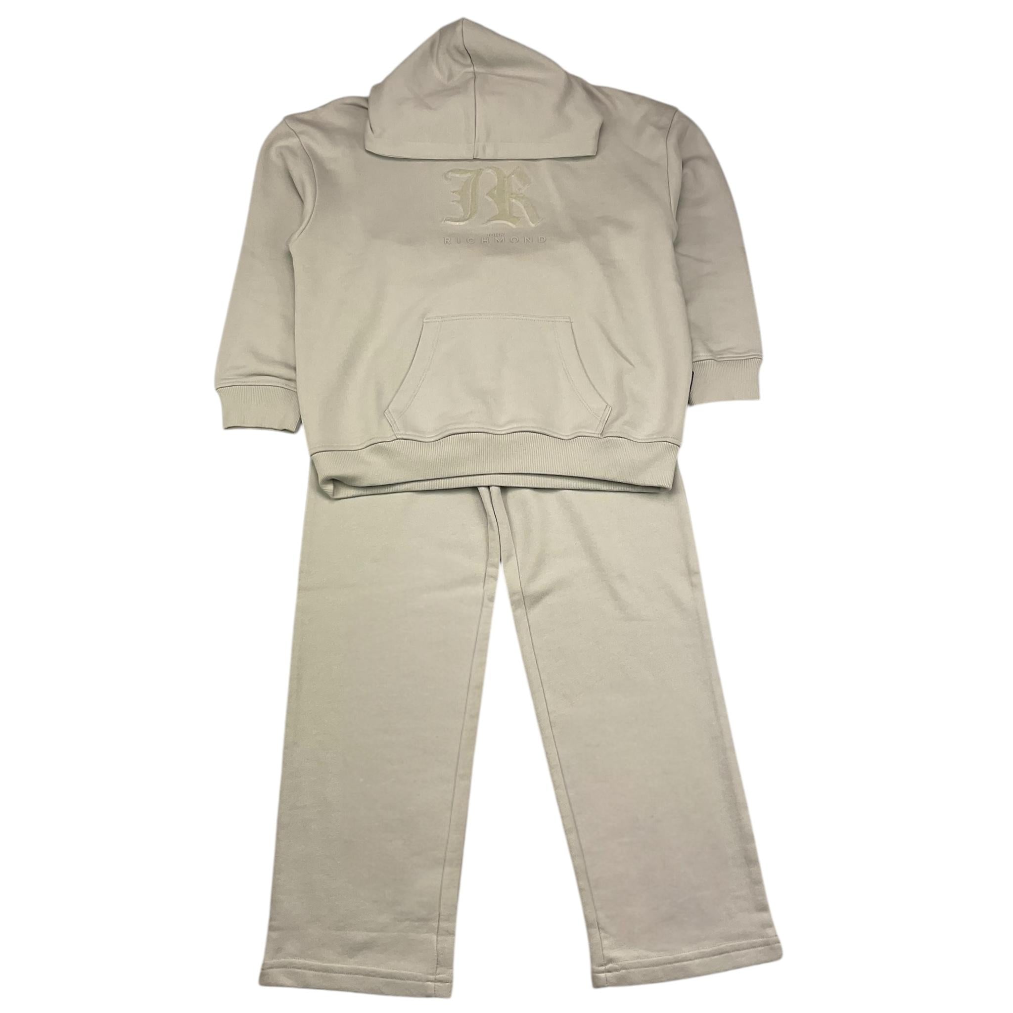 JOHN RICHMOND completo 2 pezzi felpa-pantalone tinta unita Grigio per Bambina RBA25005CF GRIGIO JOHN RICHMOND 