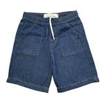 Trussardi Bermuda In Denim Tinta Unita con Elastico In Vita per Bambino TBP26120BE BLU TRUSSARDI 